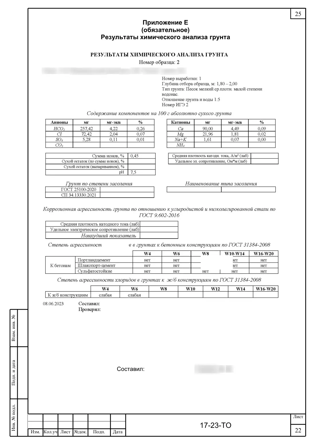 Technical report 17-23-GT · detached house, sheet 26